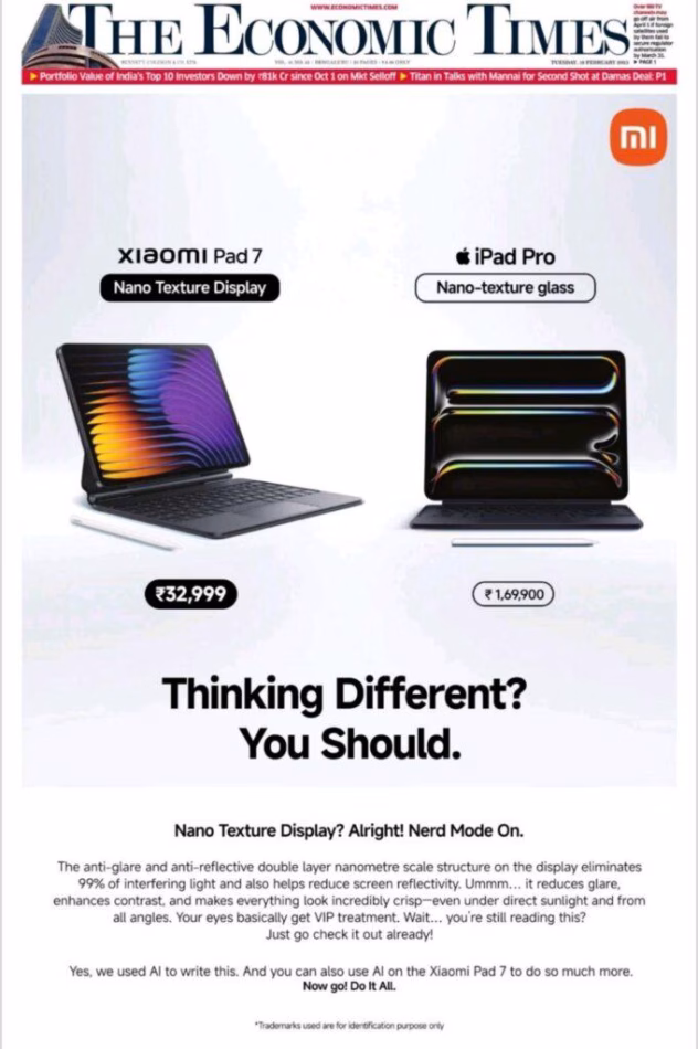 Xiaomi turuosa langust ja konkurentsi illustreeriv pilt