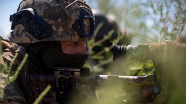 Ukraina sõdurid õppusel