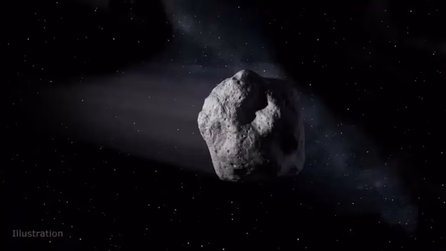 Asteroid Bennu kunstiline kujutis