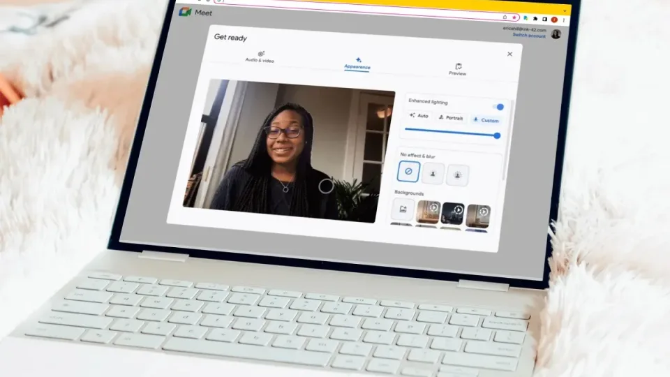 Google Meet uuendus: näed ideaalne välja ka voodis