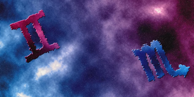 Kaksikud ja Skorpion sümbolid