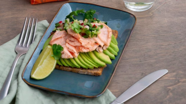 Võileib avokaado ja lõhega