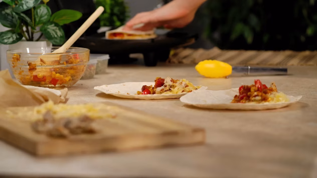 Õhuke ahjus küpsetatud kebabiliha leht