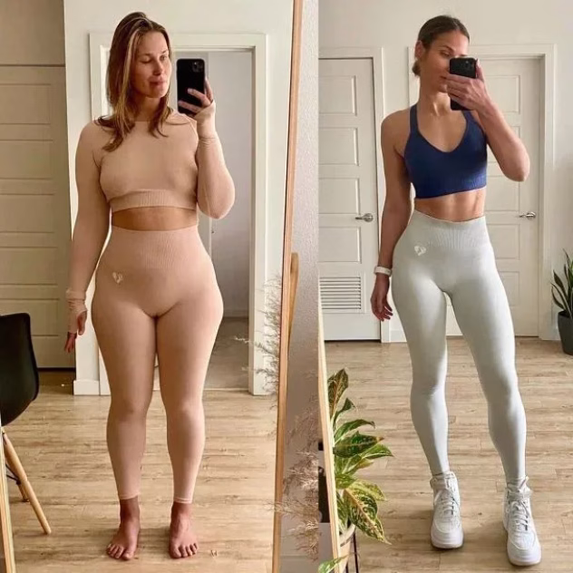 Naise füüsiline muutus 3 aasta jooksul